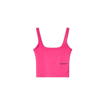 Fuchsia Cotton Women Top-Hinnominate-LabelTerrace.com