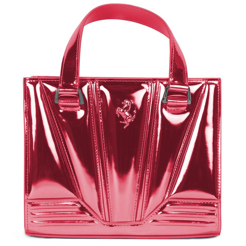 Fuchsia Leather Handbag-Ferrari-LabelTerrace.com
