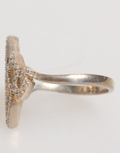 Geometric Diamond Shape Pave CZ Crystal Jewelry Ring-Nialaya-LabelTerrace.com