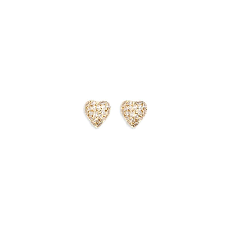 Gold Brass Earrings