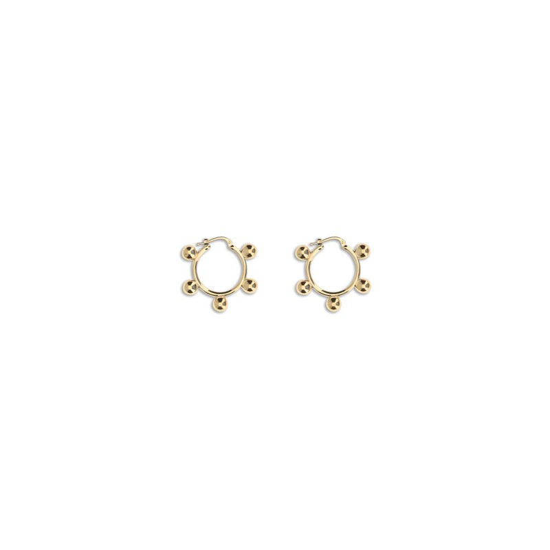 Gold Brass Earrings