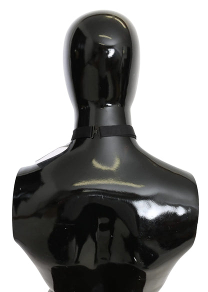 Gold Crystal Beaded Sequined 100% Silk Catwalk Necklace-Dolce & Gabbana-LabelTerrace.com