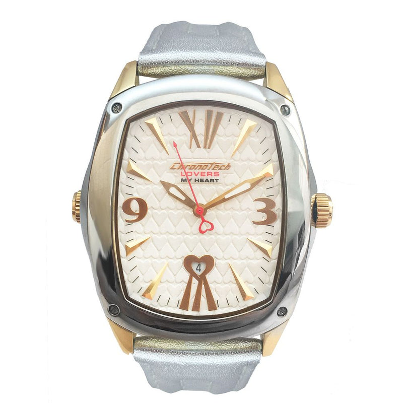 Gold Leather Watch-Chronotech-LabelTerrace.com