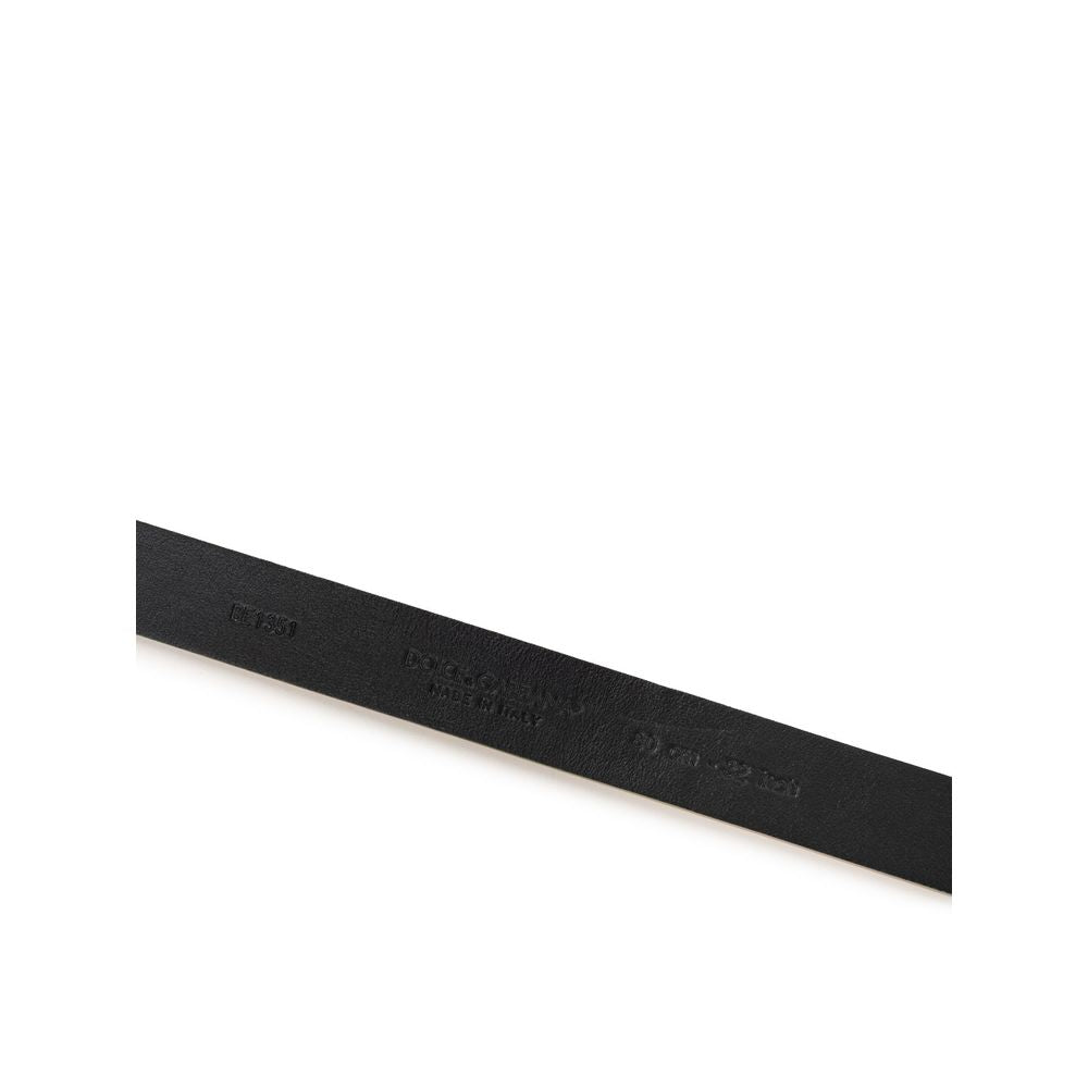 Gold Leather Belt-Dolce & Gabbana-LabelTerrace.com