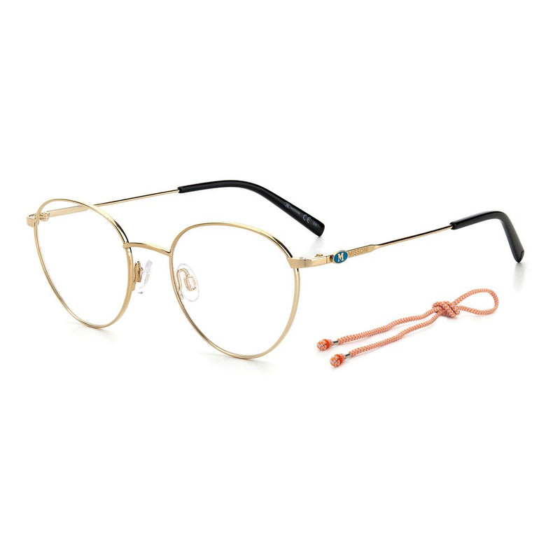 Gold Metal Frames-M Missoni-LabelTerrace.com