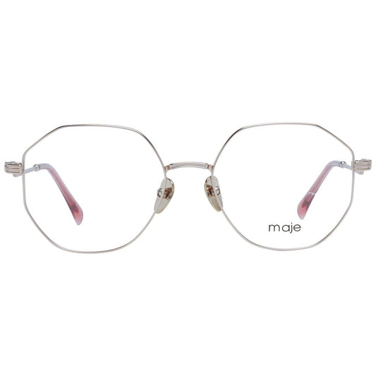 Gold Women Glasses Frame