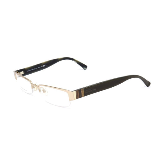 Gold Metal Frames-Alexander McQueen-LabelTerrace.com