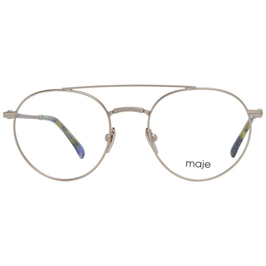 Gold Women Glasses Frame