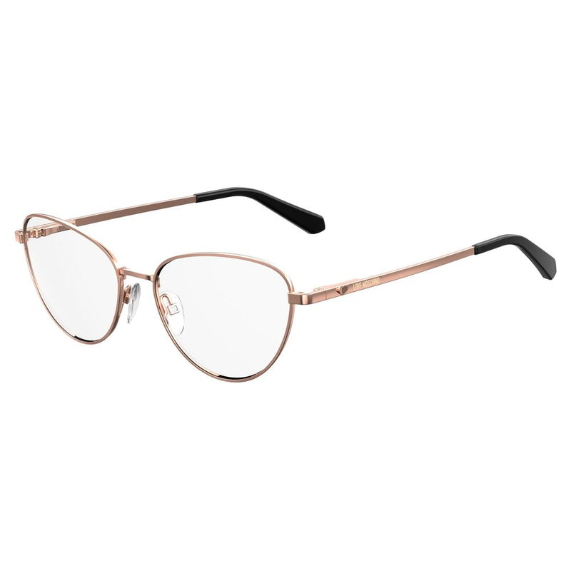 Gold Metal Frames-Love Moschino-LabelTerrace.com