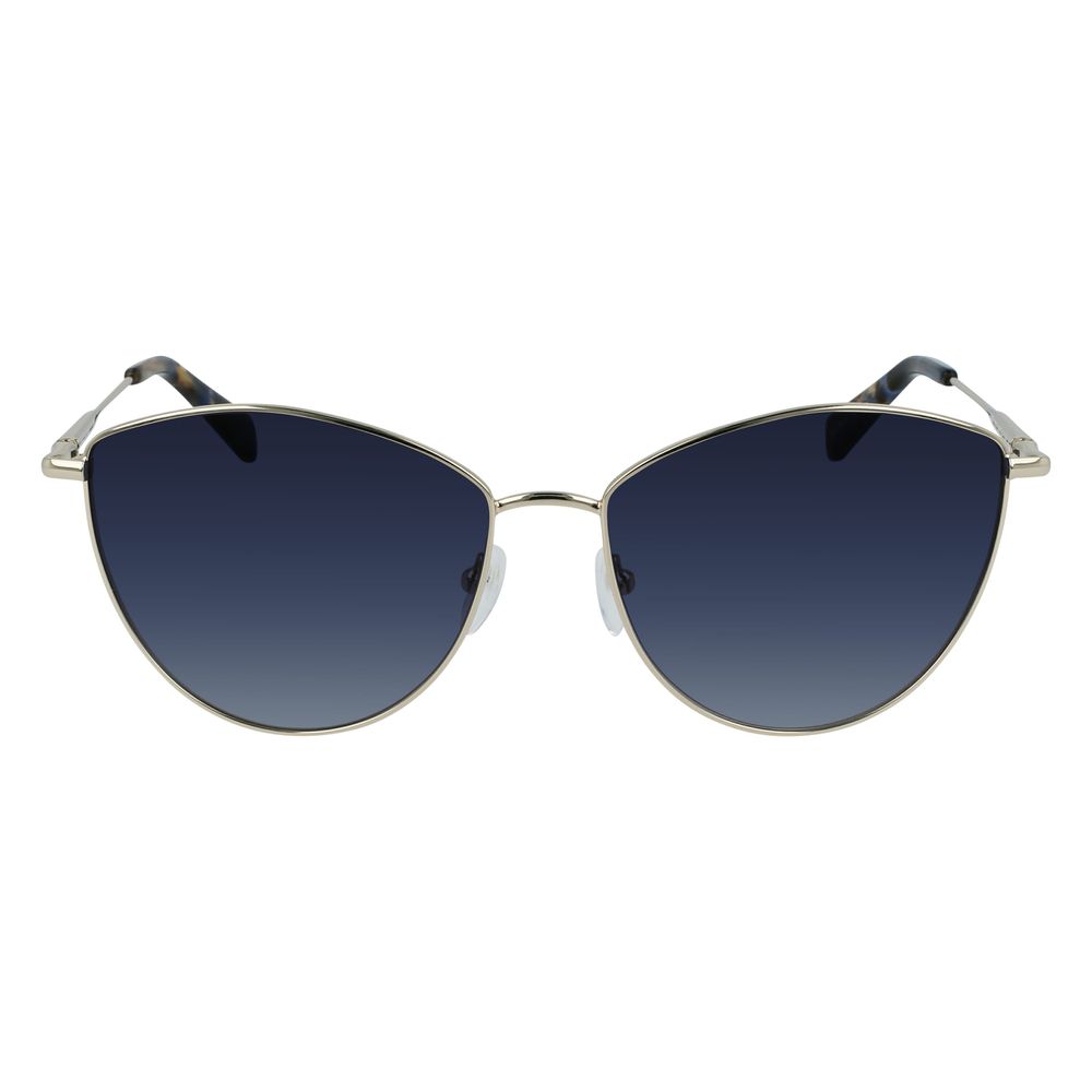Gold Metal Sunglasses-Longchamp-LabelTerrace.com