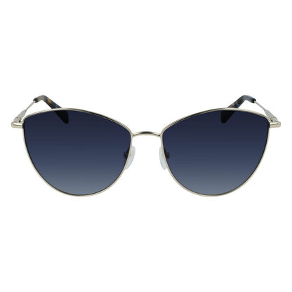 Gold Metal Sunglasses-Longchamp-LabelTerrace.com