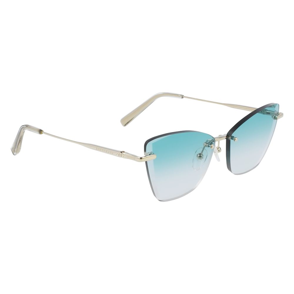 Gold Metal Sunglasses-Longchamp-LabelTerrace.com