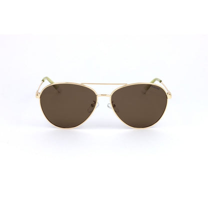 Gold Metal Sunglasses-Polaroid-LabelTerrace.com