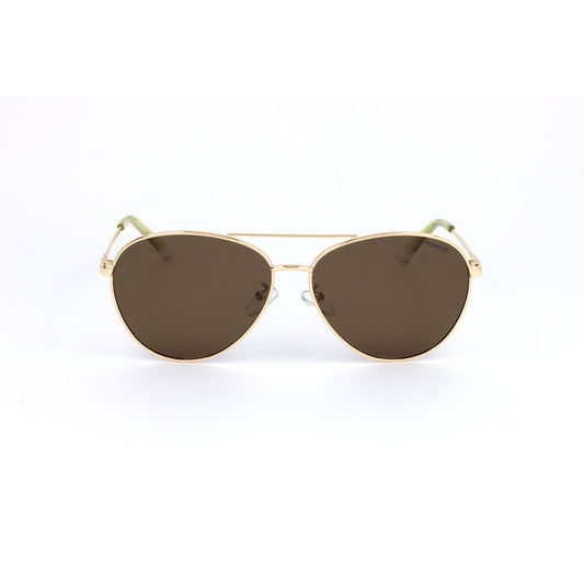 Gold Metal Sunglasses-Polaroid-LabelTerrace.com