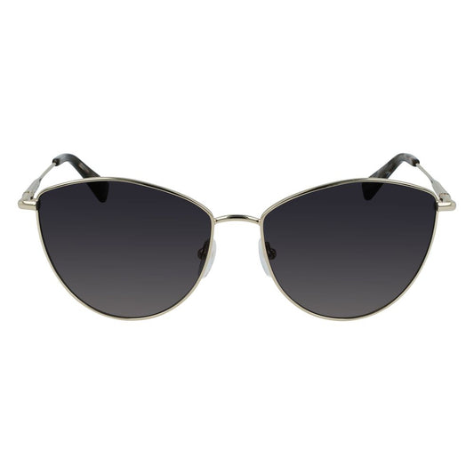 Gold Metal Sunglasses-Longchamp-LabelTerrace.com