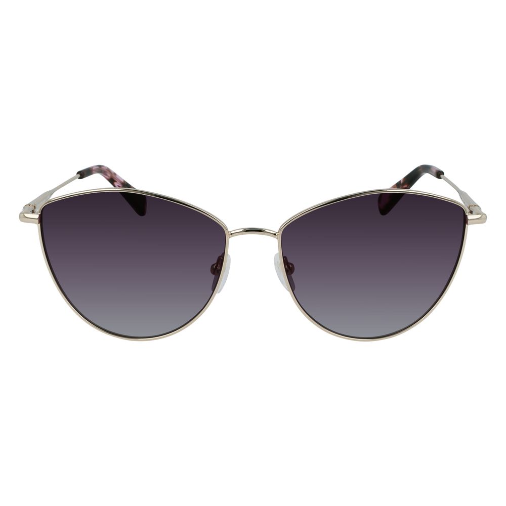 Gold Metal Sunglasses-Longchamp-LabelTerrace.com