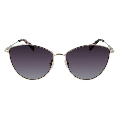 Gold Metal Sunglasses-Longchamp-LabelTerrace.com