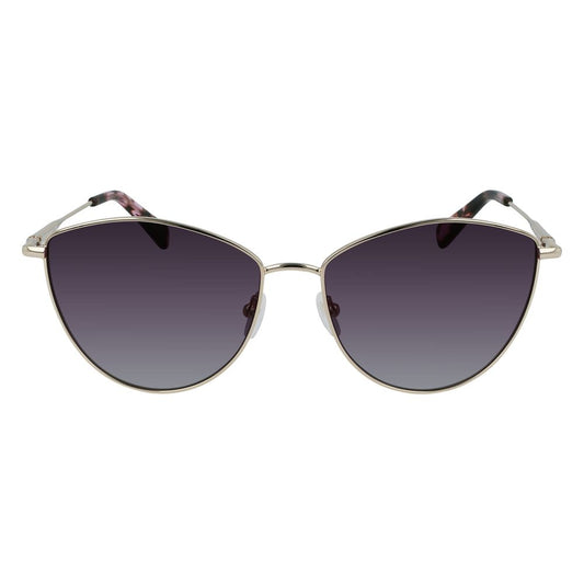 Gold Metal Sunglasses-Longchamp-LabelTerrace.com