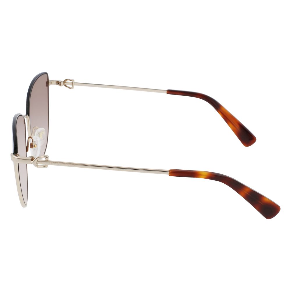 Gold Metal Sunglasses-Longchamp-LabelTerrace.com