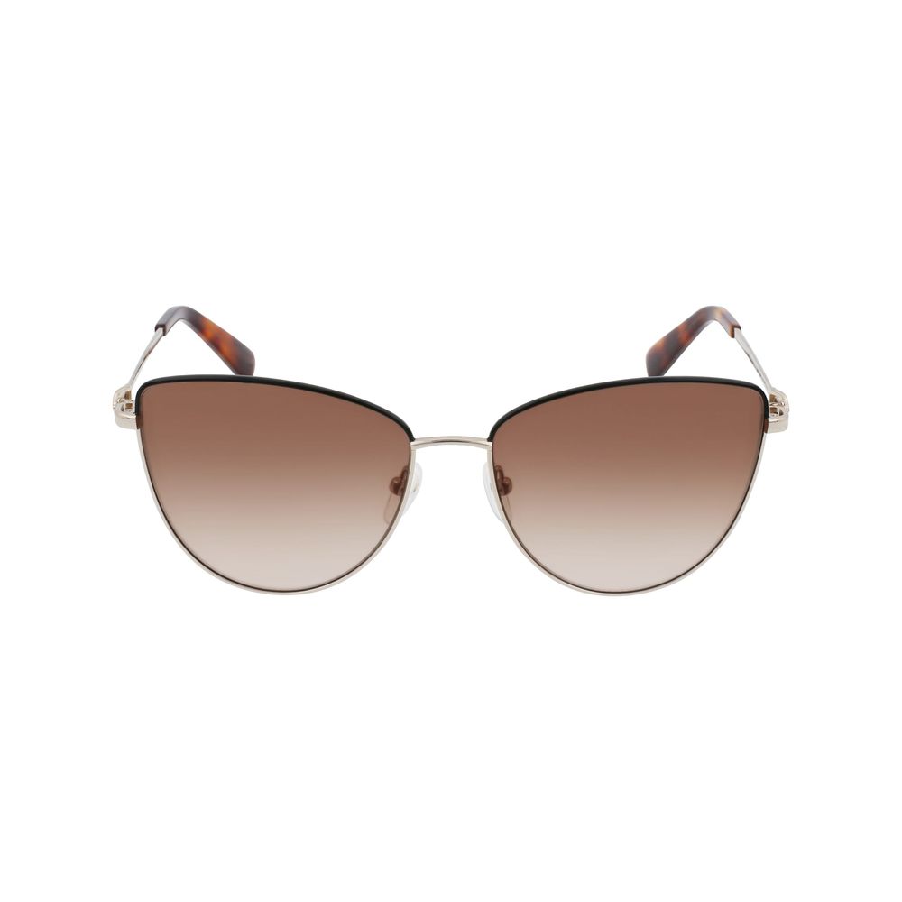 Gold Metal Sunglasses-Longchamp-LabelTerrace.com
