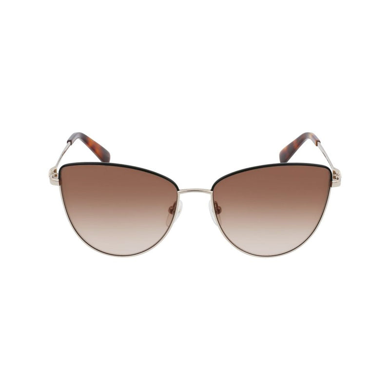 Gold Metal Sunglasses-Longchamp-LabelTerrace.com