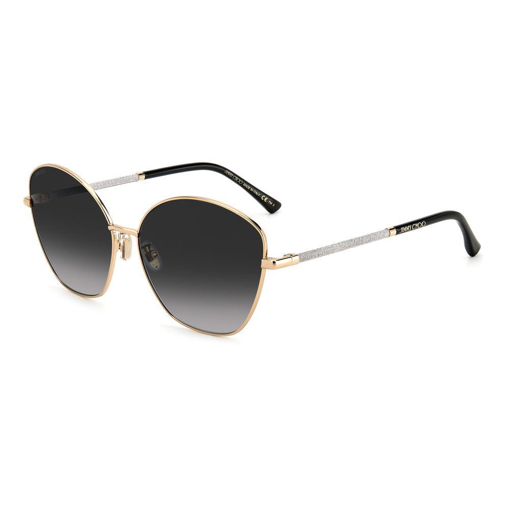 Gold Metal Sunglasses-Jimmy Choo-LabelTerrace.com