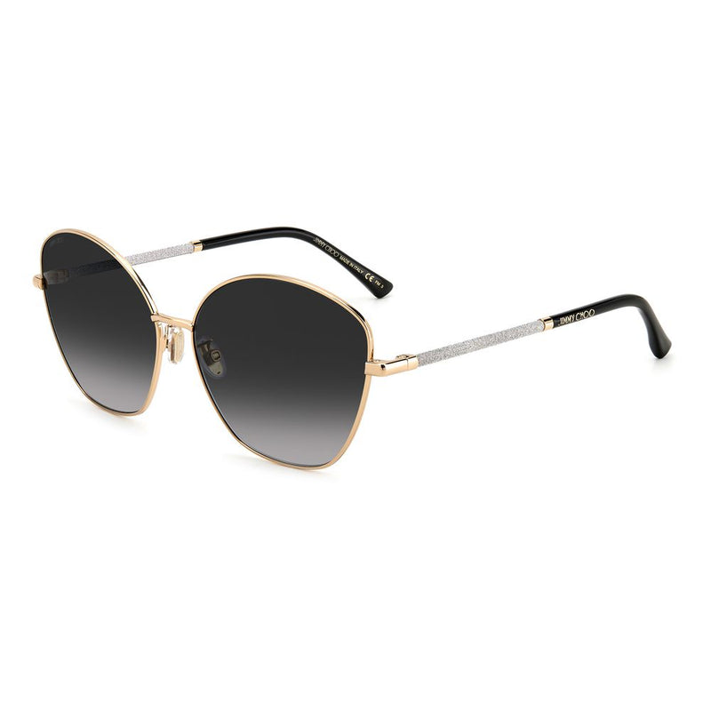 Gold Metal Sunglasses-Jimmy Choo-LabelTerrace.com