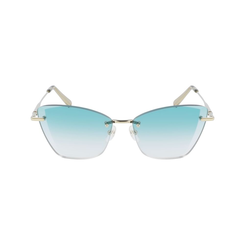 Gold Metal Sunglasses-Longchamp-LabelTerrace.com