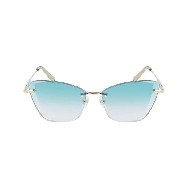 Gold Metal Sunglasses-Longchamp-LabelTerrace.com