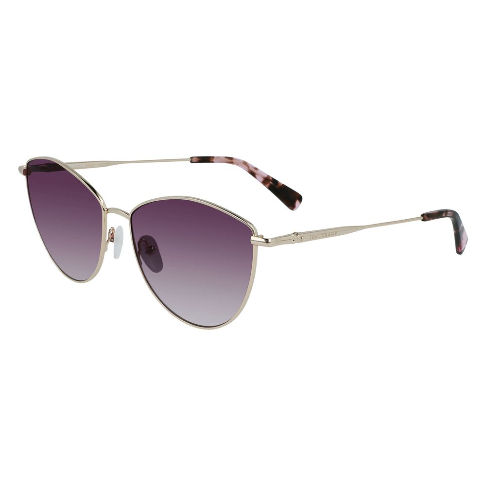 Gold Metal Sunglasses-Longchamp-LabelTerrace.com