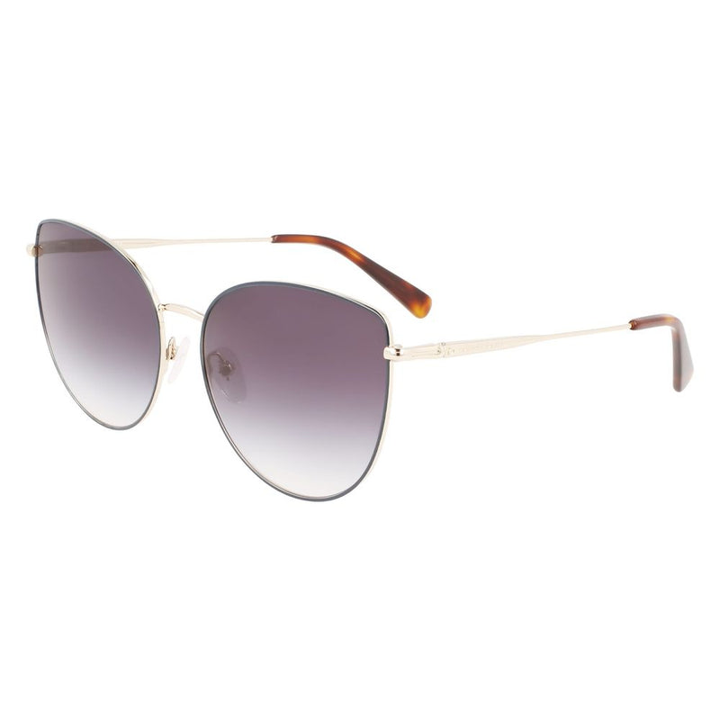 Gold Metal Sunglasses-Longchamp-LabelTerrace.com