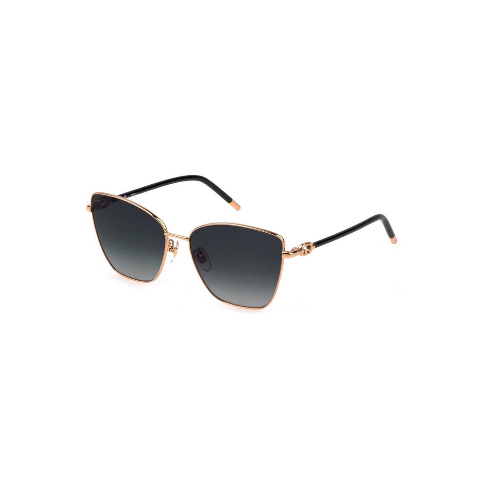 Gold Metal Women Sunglass-Furla-LabelTerrace.com