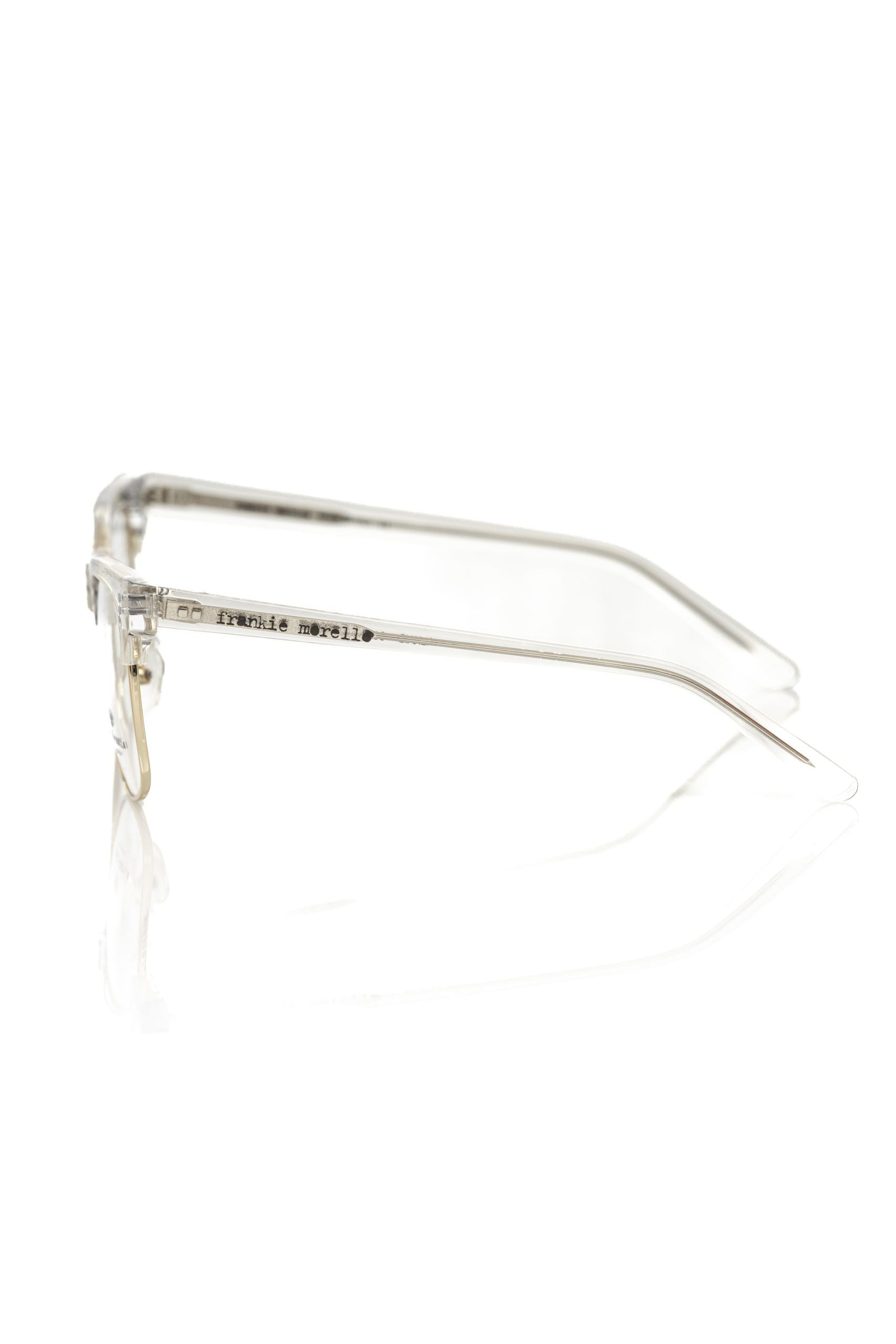 Gold Metallic Unisex Eyeglass Frame