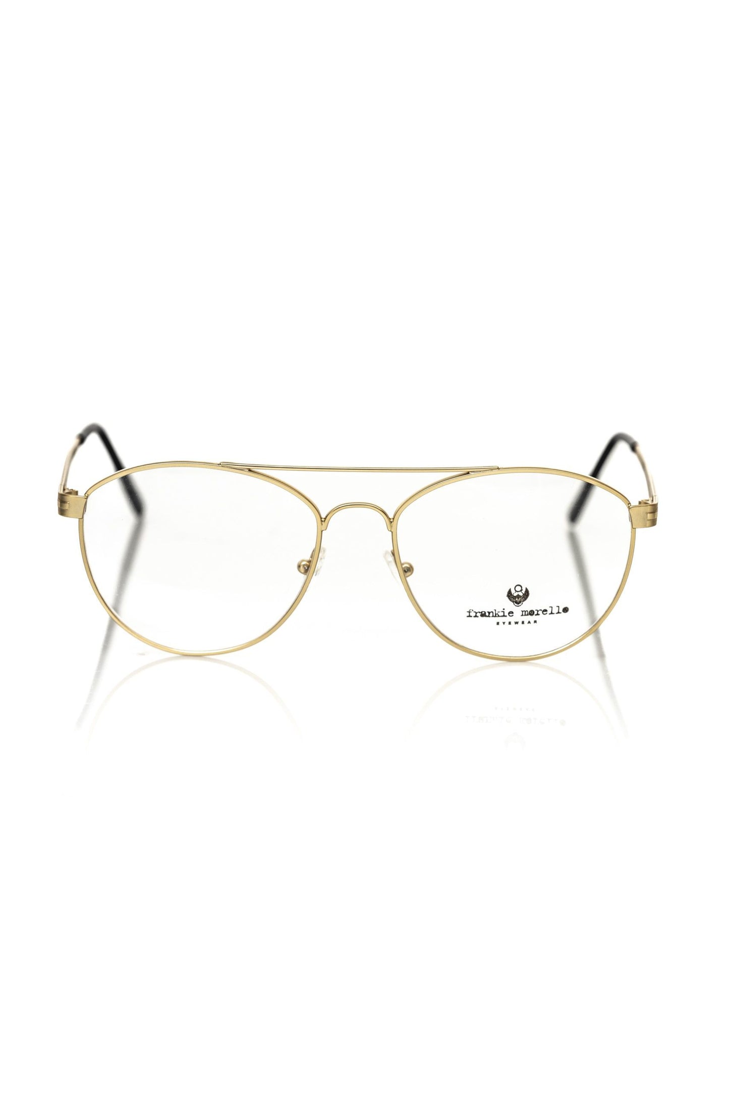 Gold Metallic Men's Frame Aviator Eyeglasses