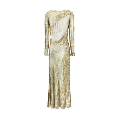 Gold Other Fibres Cocktail Dress