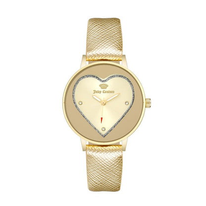 Gold Plastic Dress Watch