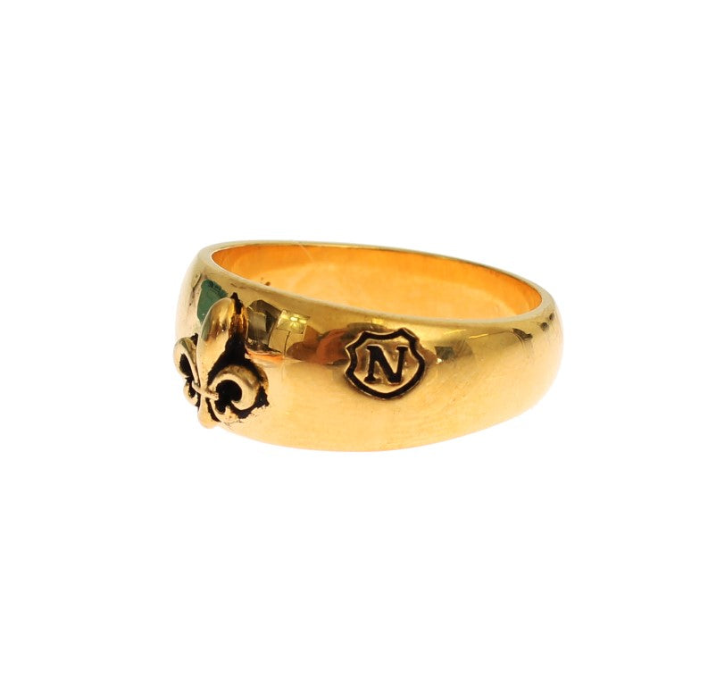 Gold Plated 925 Silver Ring-Nialaya-LabelTerrace.com