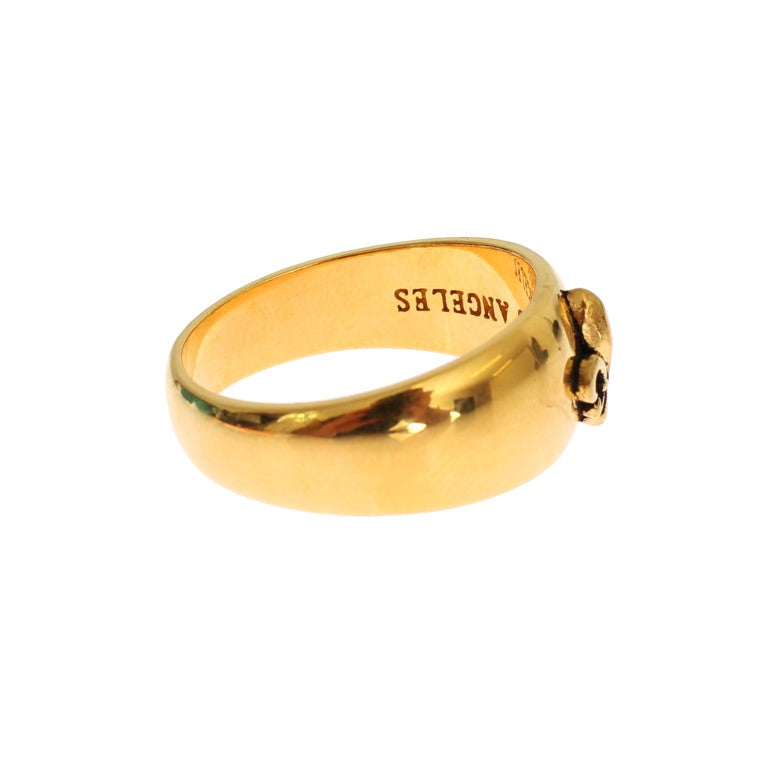 Gold Plated 925 Silver Ring-Nialaya-LabelTerrace.com