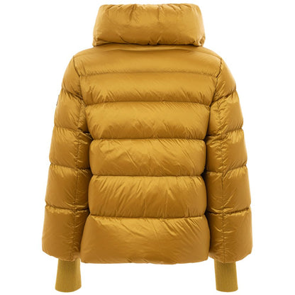 Gold Polyamide Jackets & Coat-Add-LabelTerrace.com