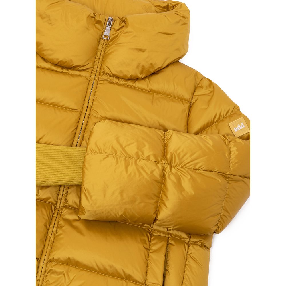 Gold Polyamide Jackets & Coat-Add-LabelTerrace.com