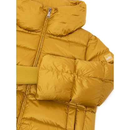 Gold Polyamide Jackets & Coat-Add-LabelTerrace.com