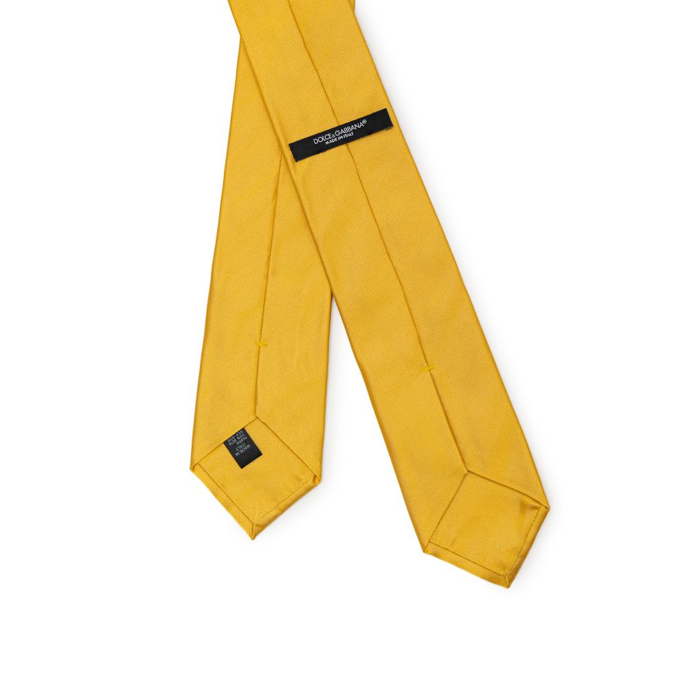 Gold Silk Ty-Dolce & Gabbana-LabelTerrace.com