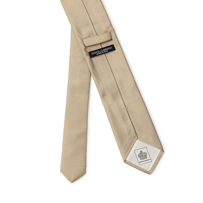 Gold Silk Ty-Dolce & Gabbana-LabelTerrace.com