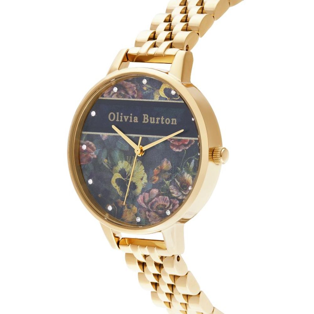 Gold Stainless Steel Watch-Olivia Burton-LabelTerrace.com