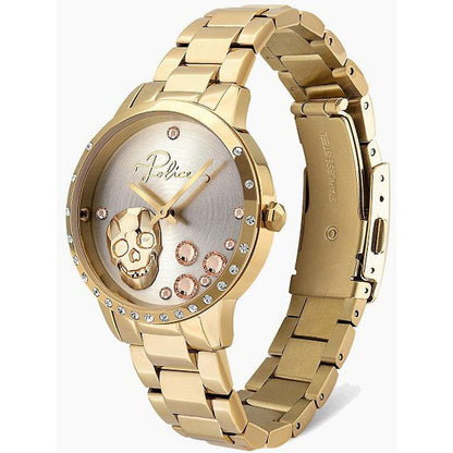 Gold Stainless Steel Watch-Police-LabelTerrace.com