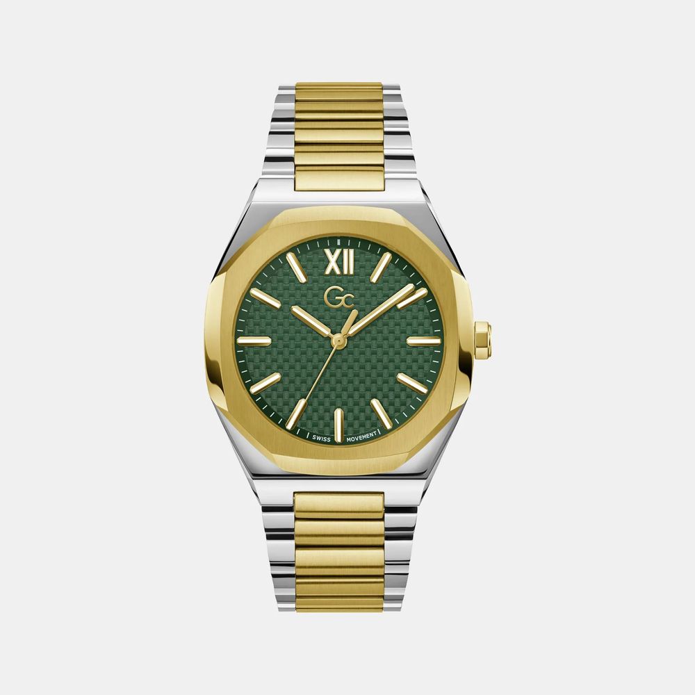 Gold Stainless Steel Dress Watch