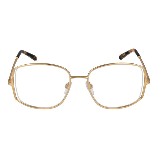 Gold Women Glasses Frame