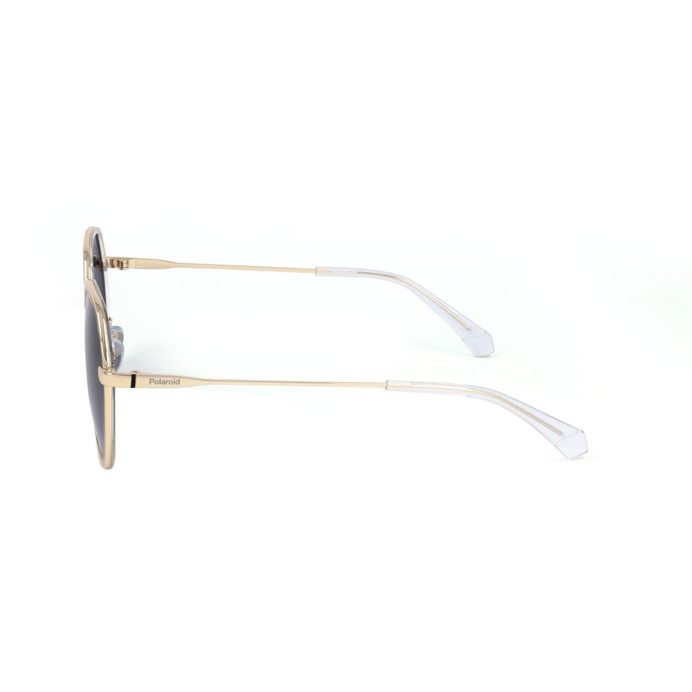 Gold Stainless Steel Sunglasses-Polaroid-LabelTerrace.com