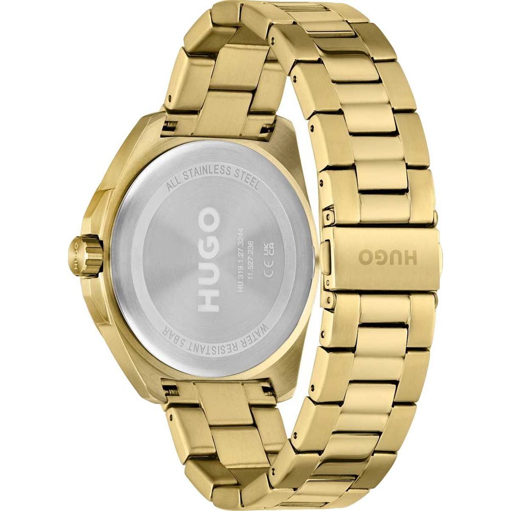 Gold Stainless Steel Watch-Hugo Boss-LabelTerrace.com