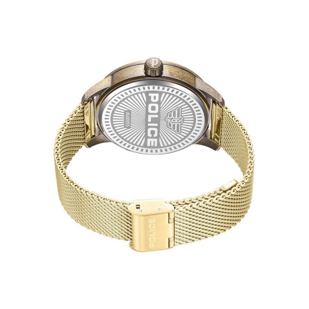 Gold Stainless Steel Watch-Police-LabelTerrace.com